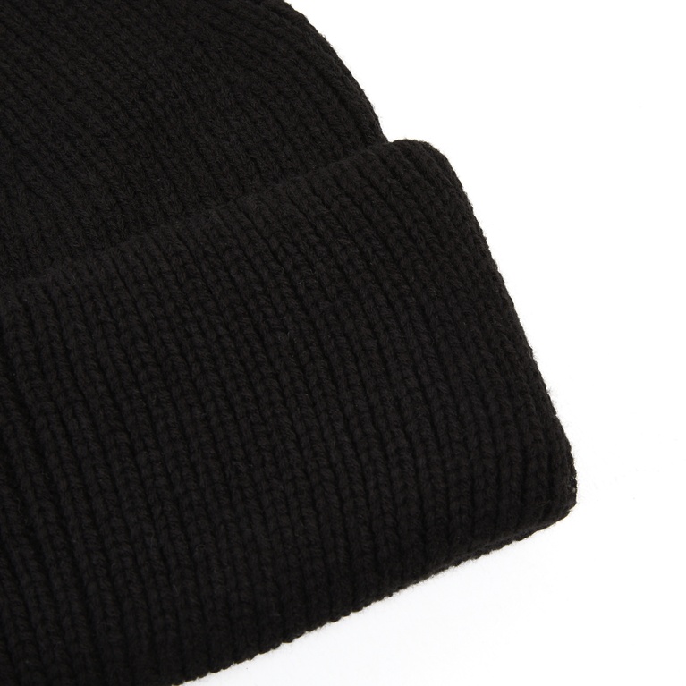 Rib-knit beanie "Bally" Black 2